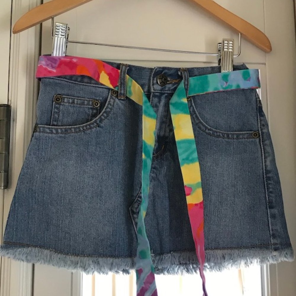 American Girl Jean Skirt Size  6 - Meet Julie